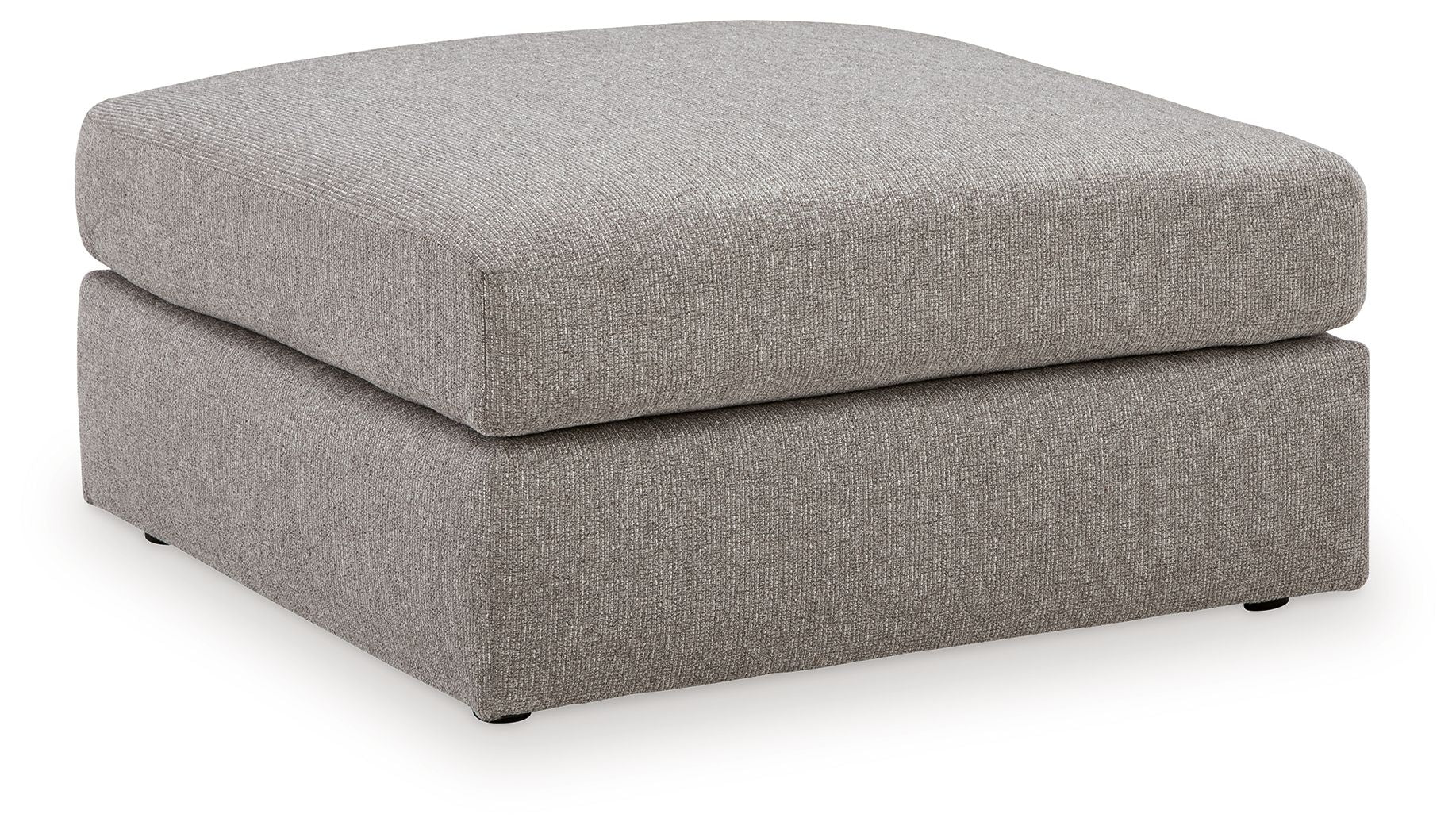Lindon - Oversized Accent Ottoman - Smoke - Hornell Furniture Outlet