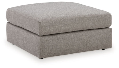 Lindon - Oversized Accent Ottoman - Smoke - Hornell Furniture Outlet