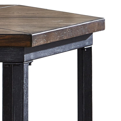Ultimo - Hexagon End Table - Brown - Hornell Furniture Outlet
