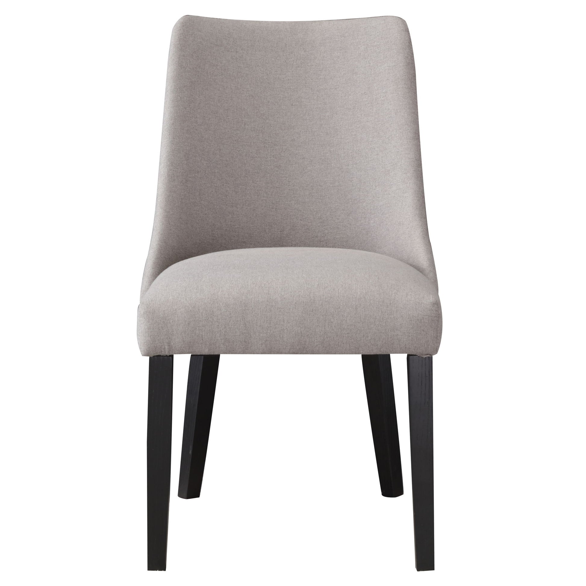Xena - Upholstered Side Chair (Set of 2) - Gray - Hornell Furniture Outlet