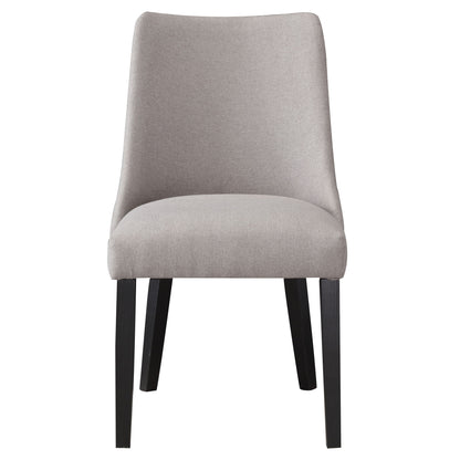 Xena - Upholstered Side Chair (Set of 2) - Gray - Hornell Furniture Outlet