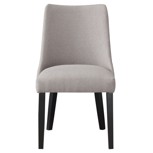 Xena - Upholstered Side Chair (Set of 2) - Gray - Hornell Furniture Outlet