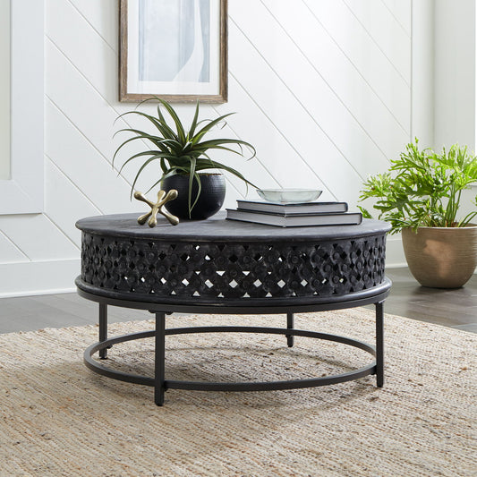 Stella - Accent Cocktail Table - Chalkboard Black - Hornell Furniture Outlet