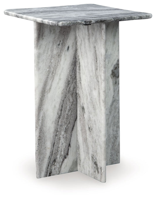 Keithwell - Gray - Square Accent Table - Hornell Furniture Outlet