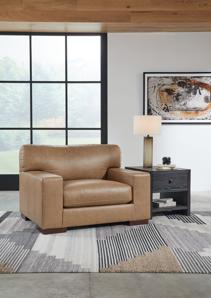 Lombardia - Tumbleweed - 2 Pc. - Chair And A Half, Ottoman - Hornell Furniture Outlet