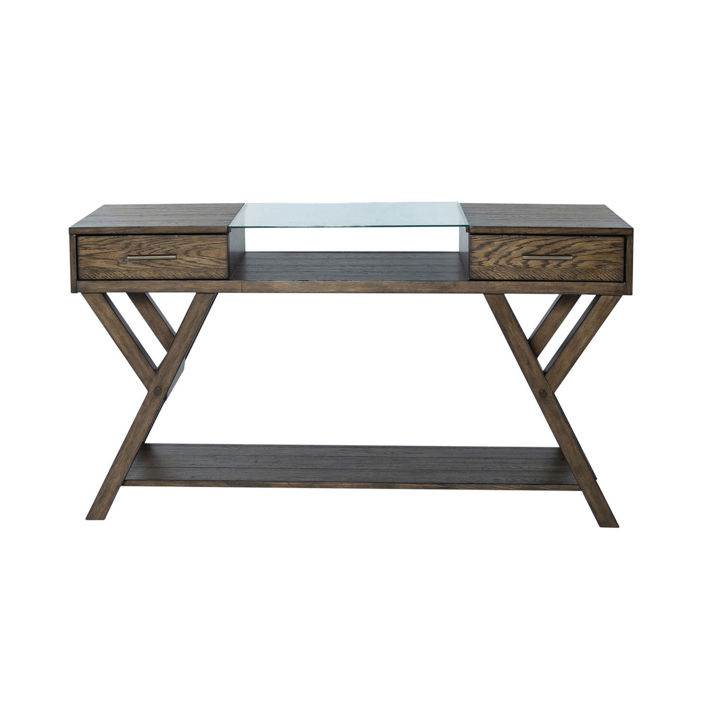Lennox - Drawer Sofa Table - Dark Brown - Hornell Furniture Outlet