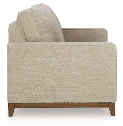 Arendale - Desert - Loveseat With Dark Cushions - Hornell Furniture Outlet