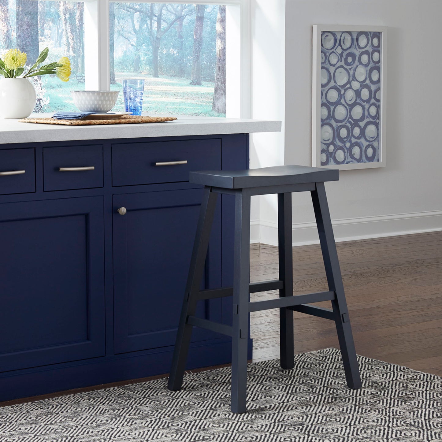 Creations II - 30" Sawhorse Stool - Hornell Furniture Outlet