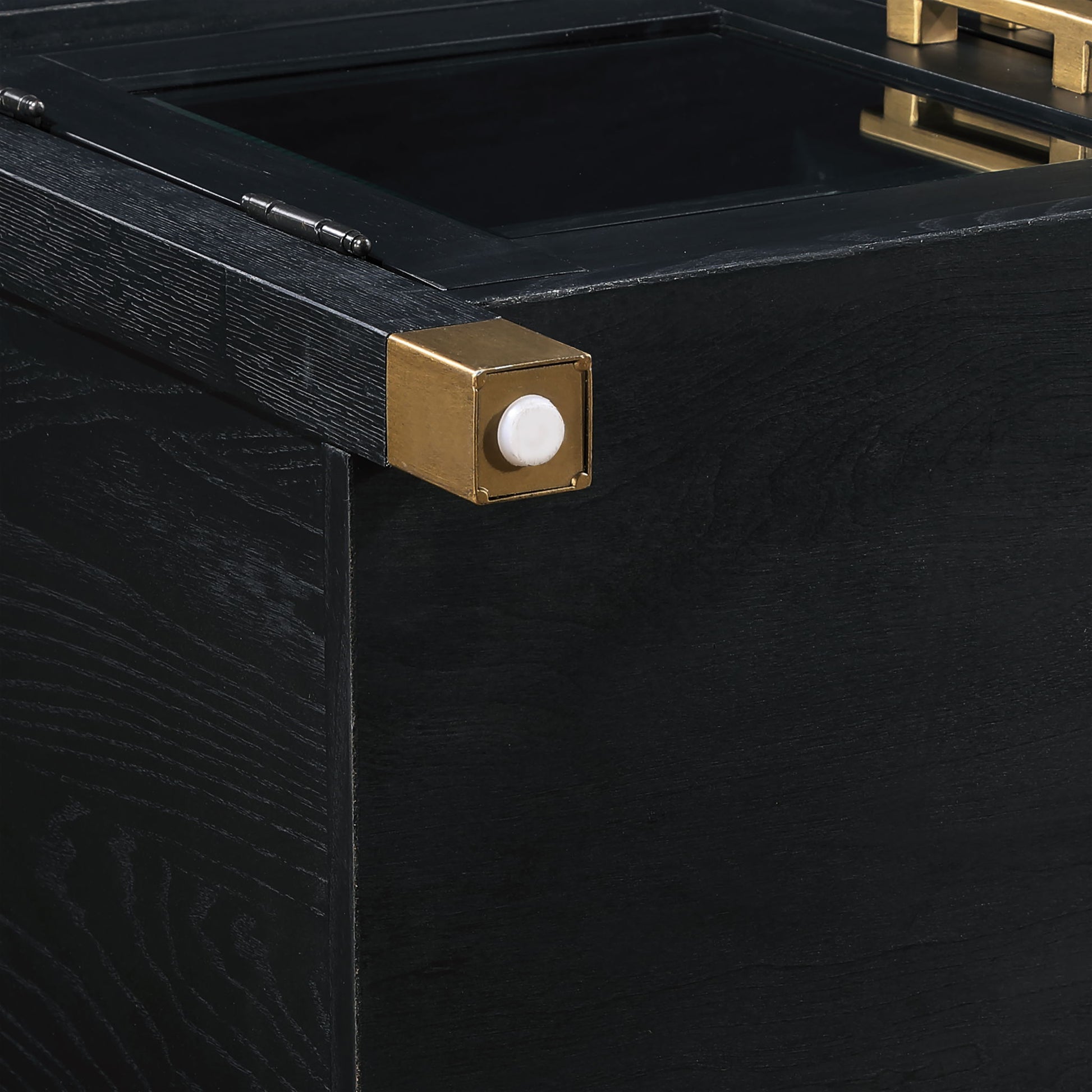 Yves - TV Stand - Black - Hornell Furniture Outlet