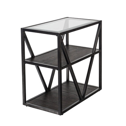 Arista - Chair Side Table - Dark Gray - Hornell Furniture Outlet