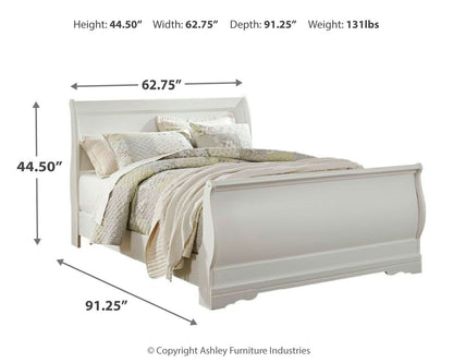 Anarasia - Sleigh Bed Set - Hornell Furniture Outlet