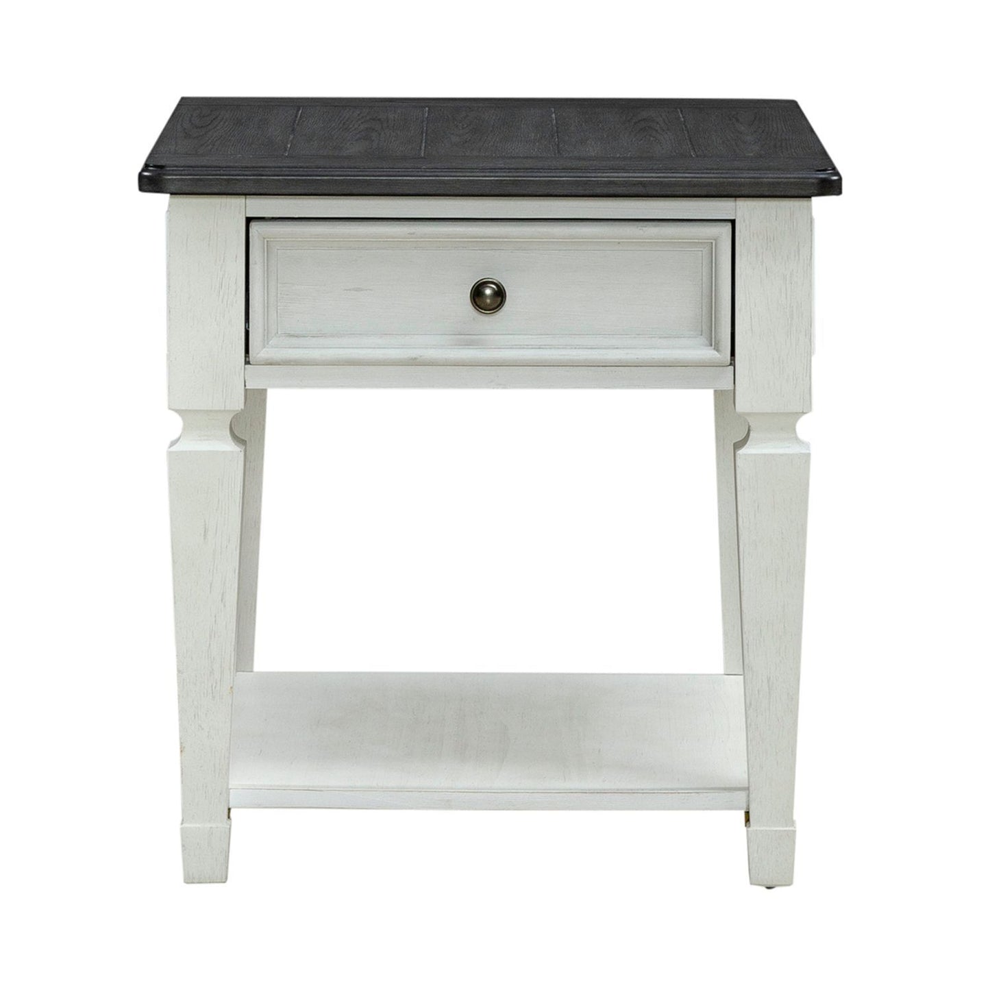 Allyson Park - Drawer End Table - White - Hornell Furniture Outlet