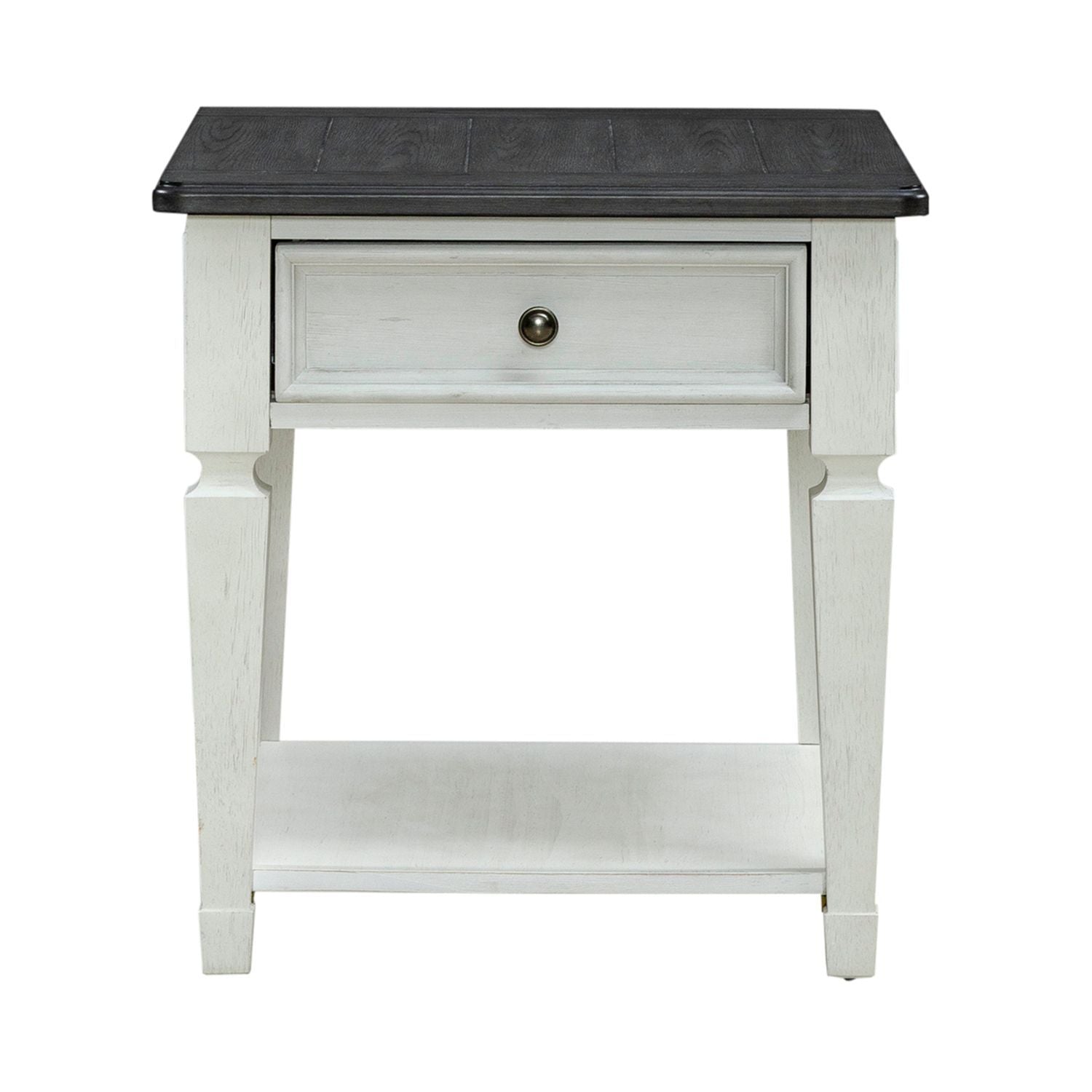 Allyson Park - Drawer End Table - White - Hornell Furniture Outlet