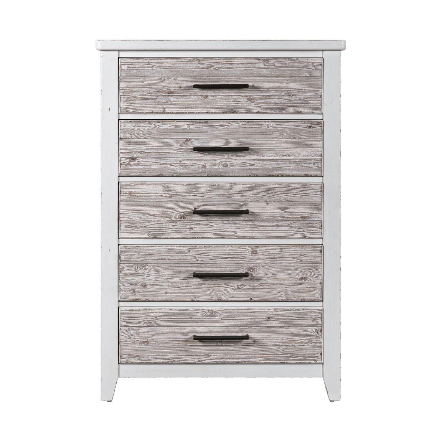 Backroads - 5 Drawer Chest - White - Hornell Furniture Outlet