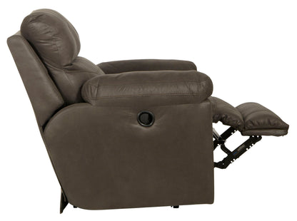Atlas - Recliner - Charcoal - Hornell Furniture Outlet