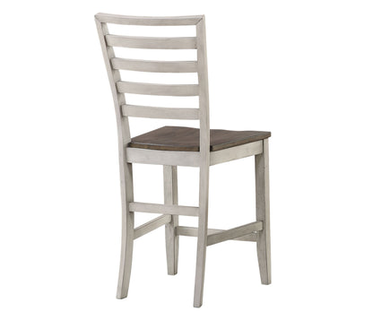Abacus - Counter Chair (Set of 2) - Dark Brown - Hornell Furniture Outlet