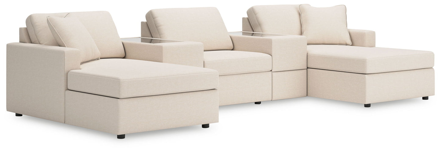 Modmax - Oyster - Sectional - Hornell Furniture Outlet