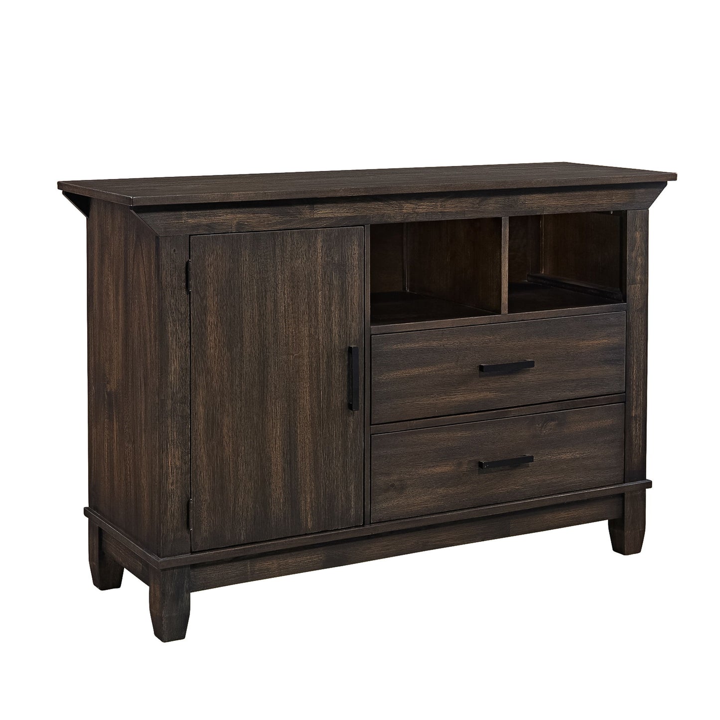 Double Bridge - Sideboard - Dark Brown - Hornell Furniture Outlet