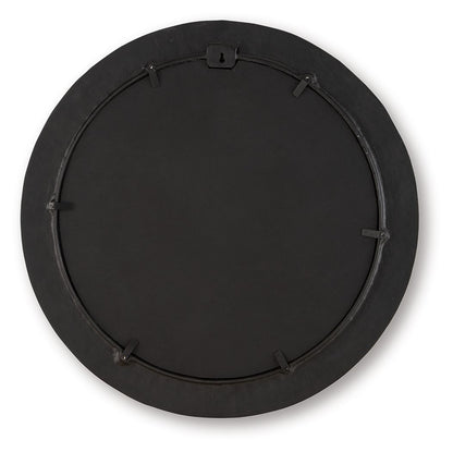 Ozias - Black - Accent Mirror - Hornell Furniture Outlet