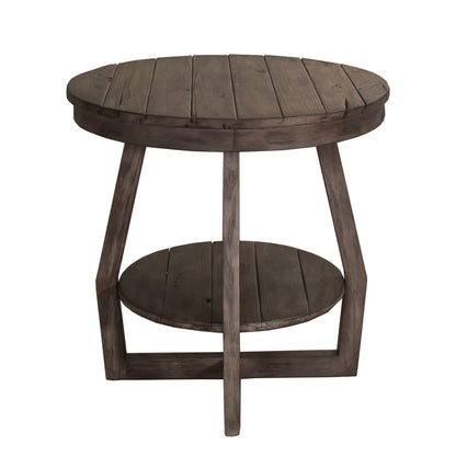 Hayden Way - 3 Piece Set (1 Cocktail 2 End Tables) - Washed Gray - Hornell Furniture Outlet