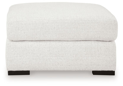 Misty - Lakes - Oversized Accent Ottoman - Chalk - Hornell Furniture Outlet