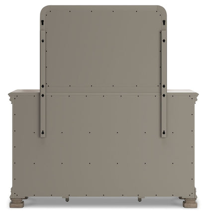 Lexorne - Gray - Dresser And Mirror - Hornell Furniture Outlet