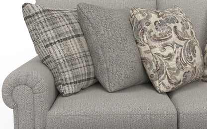 Livingston - Sectional With Comfort Coil Seating, 40" Cocktail Ottoman And Accent Pillows Included - Hornell Furniture Outlet