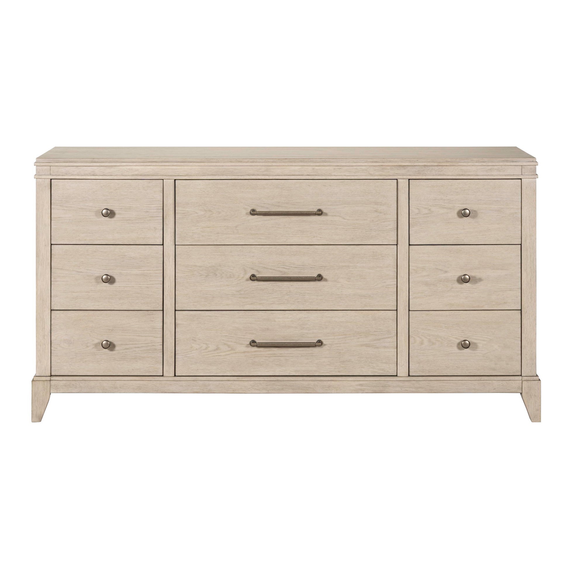 New Haven - 9 Drawer Dresser - White - Hornell Furniture Outlet