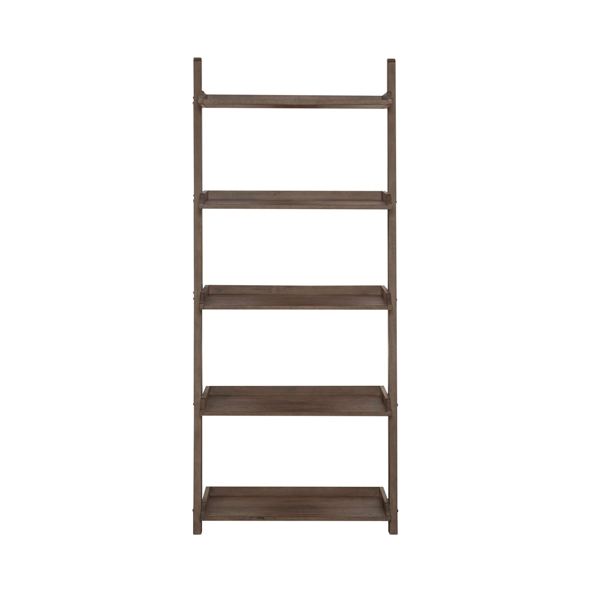 Americana Farmhouse - Leaning Pier Bookcase - Light Brown - Hornell Furniture Outlet