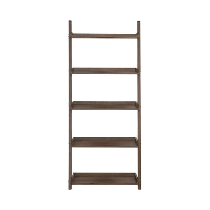 Americana Farmhouse - Leaning Pier Bookcase - Light Brown - Hornell Furniture Outlet