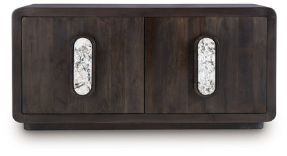 Elliston - Espresso Brown - Accent Cabinet - Hornell Furniture Outlet