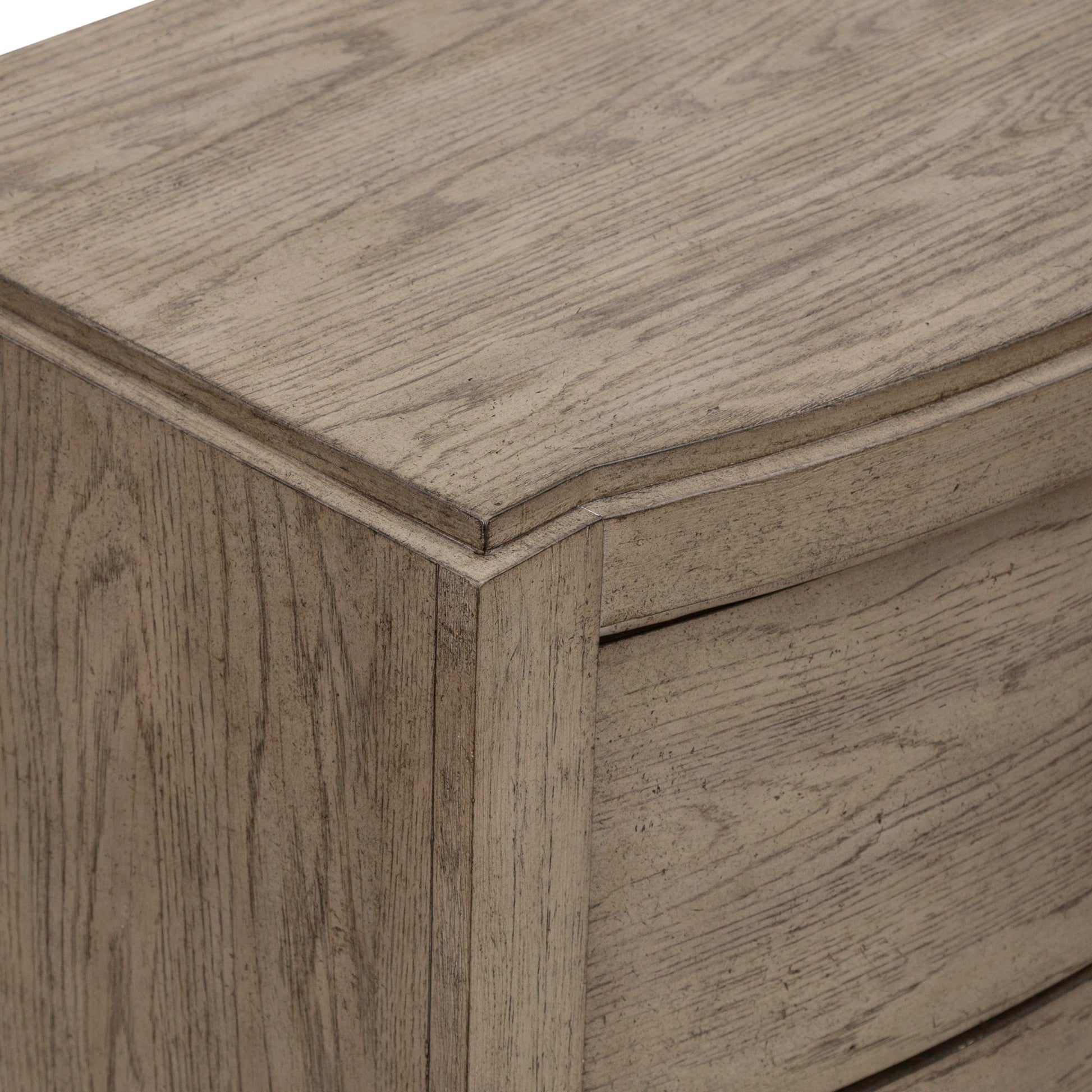 Avalon - Nightstand With Charging Station - Burnished Beige - Hornell Furniture Outlet