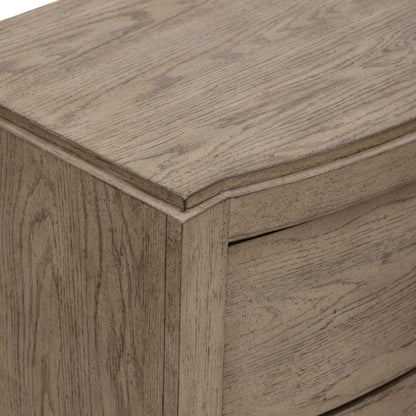 Avalon - Nightstand With Charging Station - Burnished Beige - Hornell Furniture Outlet