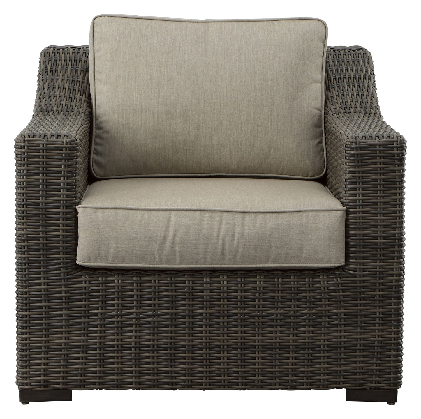 Jones - Outdoor Lounge Chair (Set of 2) - Brown - Hornell Furniture Outlet