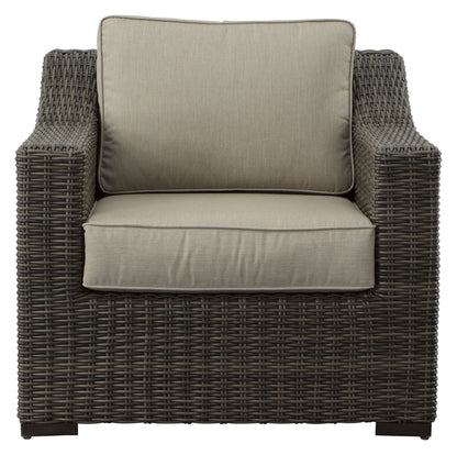 Jones - Outdoor Lounge Chair (Set of 2) - Brown - Hornell Furniture Outlet