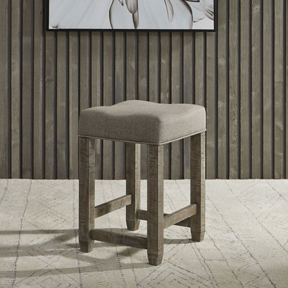 Parkland Falls - Upholstered Console Stool - Light Brown - Hornell Furniture Outlet