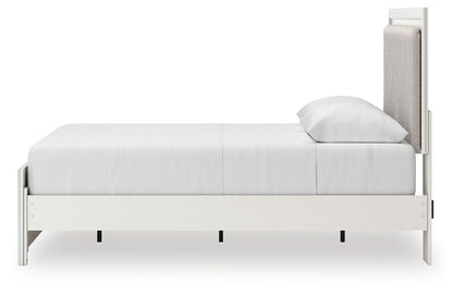 Zuraleus - Upholstered Panel Platform Bed With Roll Slats - Hornell Furniture Outlet