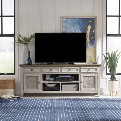 Heartland - Tile TV Console - Hornell Furniture Outlet