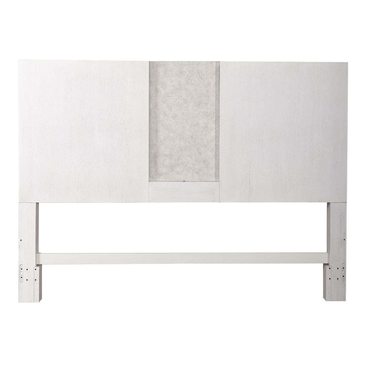 Mirage - King Travertine Panel Headboard - White - Hornell Furniture Outlet