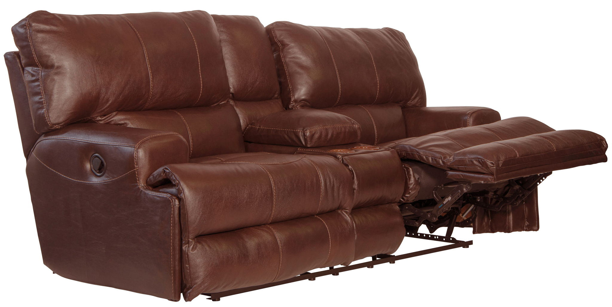Wembley - Lay Flat Reclining Console Loveseat - Hornell Furniture Outlet