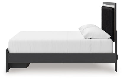 Zuraleus - Upholstered Panel Platform Storage Bed - Hornell Furniture Outlet