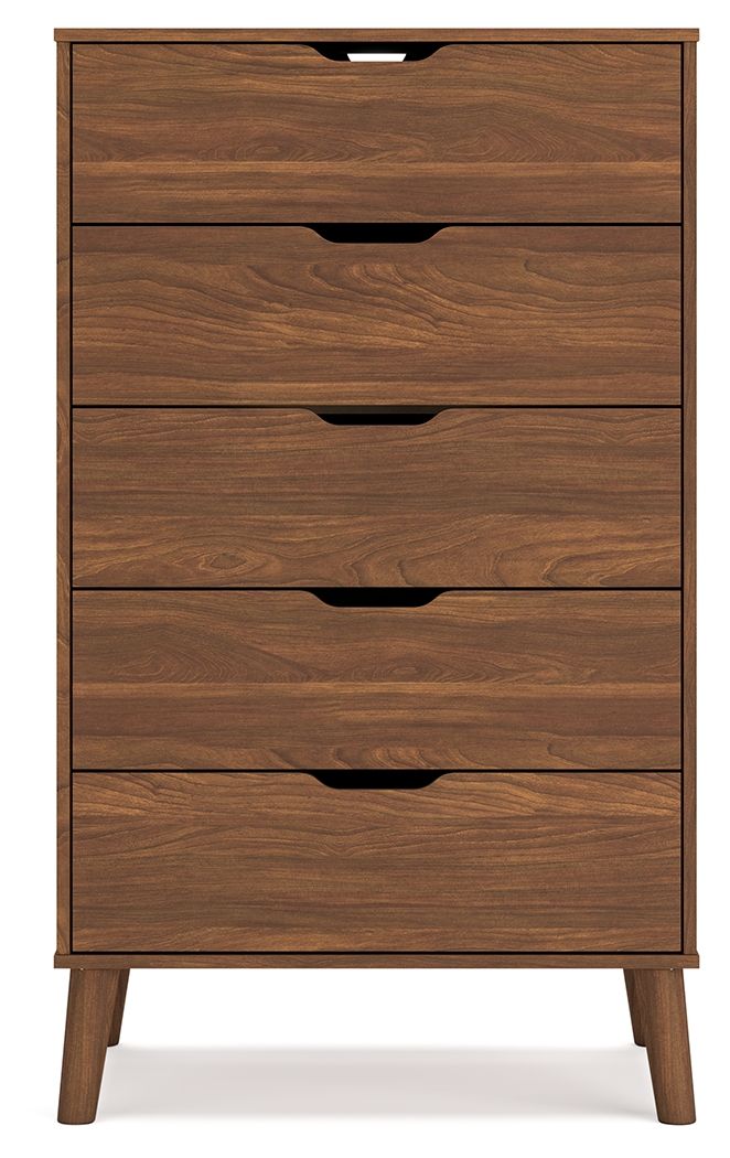 Fordmont - Auburn - Five Drawer Chest - Hornell Furniture Outlet
