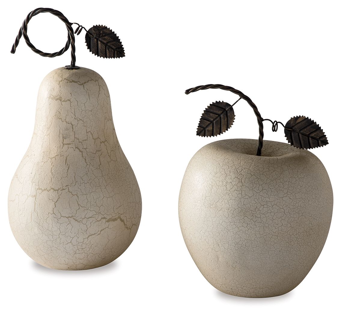 Bidelia - Sculpture Set (Set of 2) - Antique White - Hornell Furniture Outlet