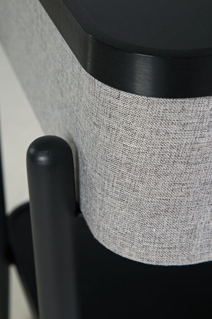 Jorvalee - Gray / Black - Accent Table with Speaker - Hornell Furniture Outlet