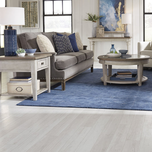 Heartland - 3 Piece Table Set (Round Table) - White - Hornell Furniture Outlet