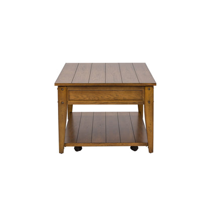 Lake House - Lift Top Cocktail Table - Hornell Furniture Outlet