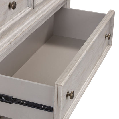 Heartland - 5 Drawer Chest - White - Hornell Furniture Outlet