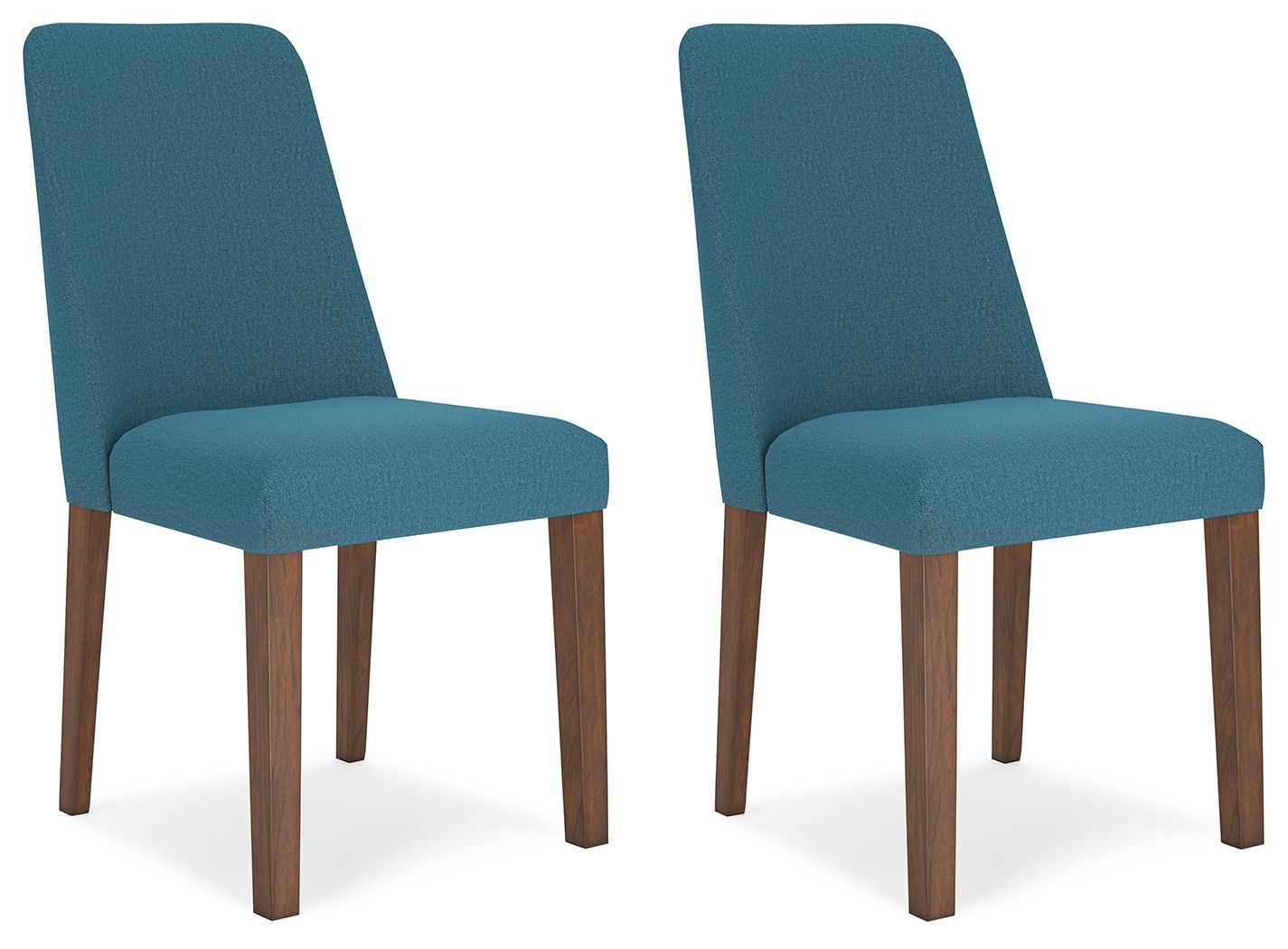 Lyncott - Blue / Brown - Dining Uph Side Chair (Set of 2) - Hornell Furniture Outlet