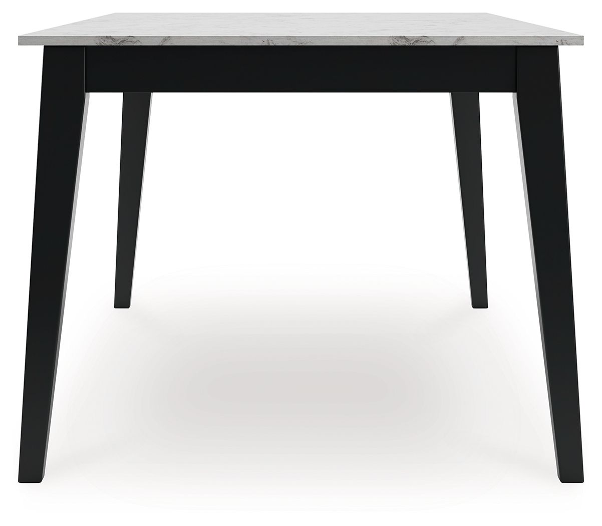 Jettaya - Black / White - Rectangular Dining Room Table - Hornell Furniture Outlet