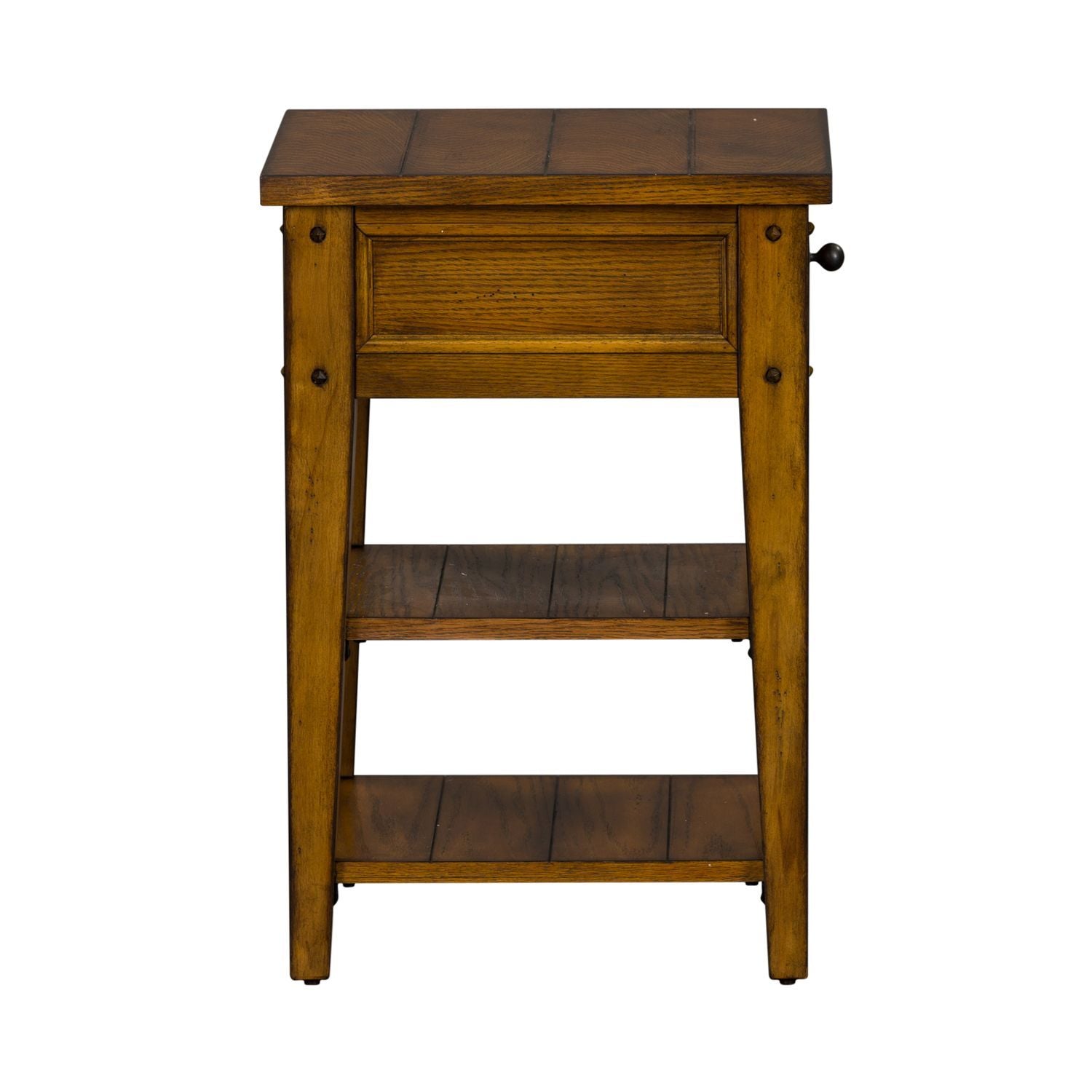 Lake House - Chair Side Table - Hornell Furniture Outlet